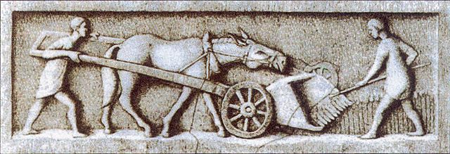 Roman harvester Trier