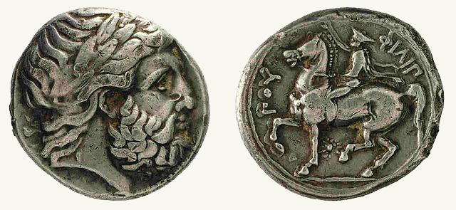 Silver tetradrachm Philip II