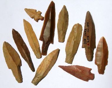 761px Yiftahel Pre Pottery Neolithic B flint arrow