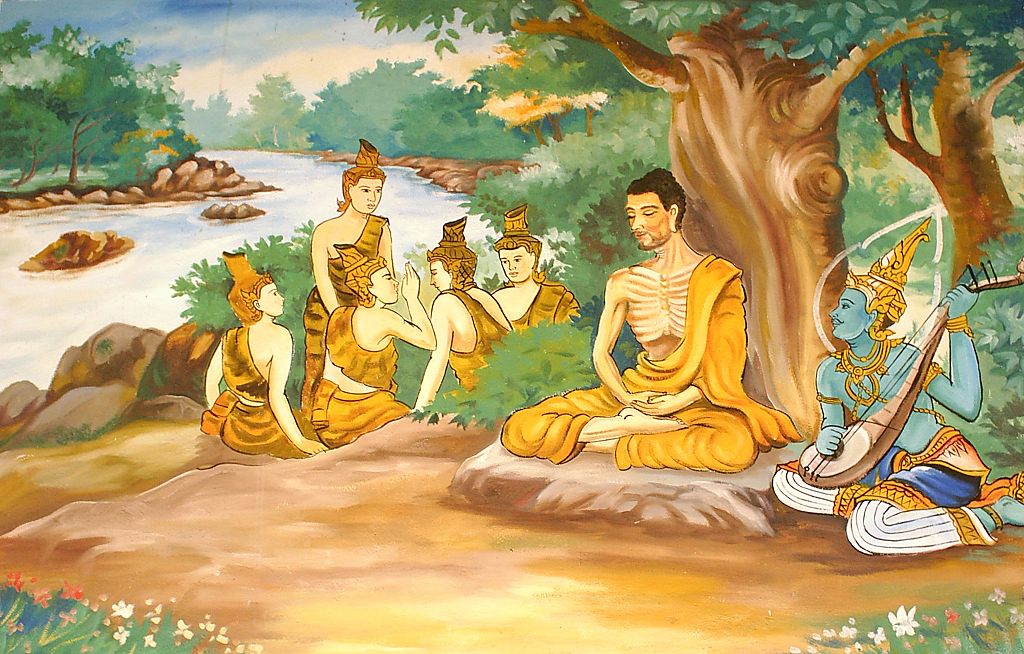 1024px Ascetic Bodhisatta Gotama with the Group of Five