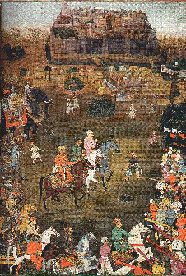 The capture of Orchha by imperial forces October 1635