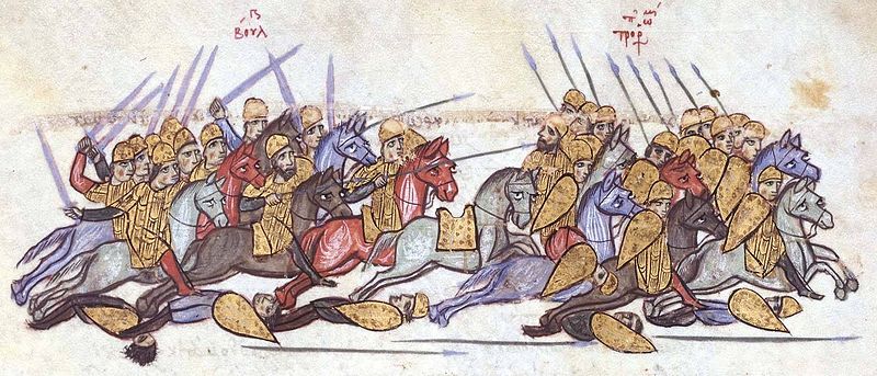 800px Bulgarians defeat the Byzantines at Anchialos