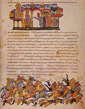 Skylitzes Simeon at Bulgarophygon 896