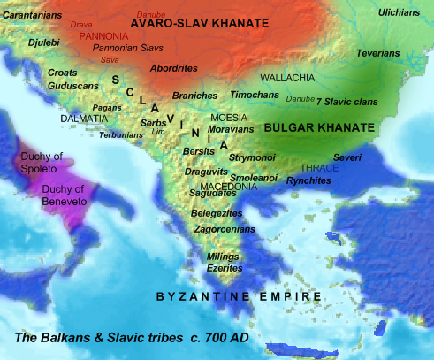 South Slavic tribes