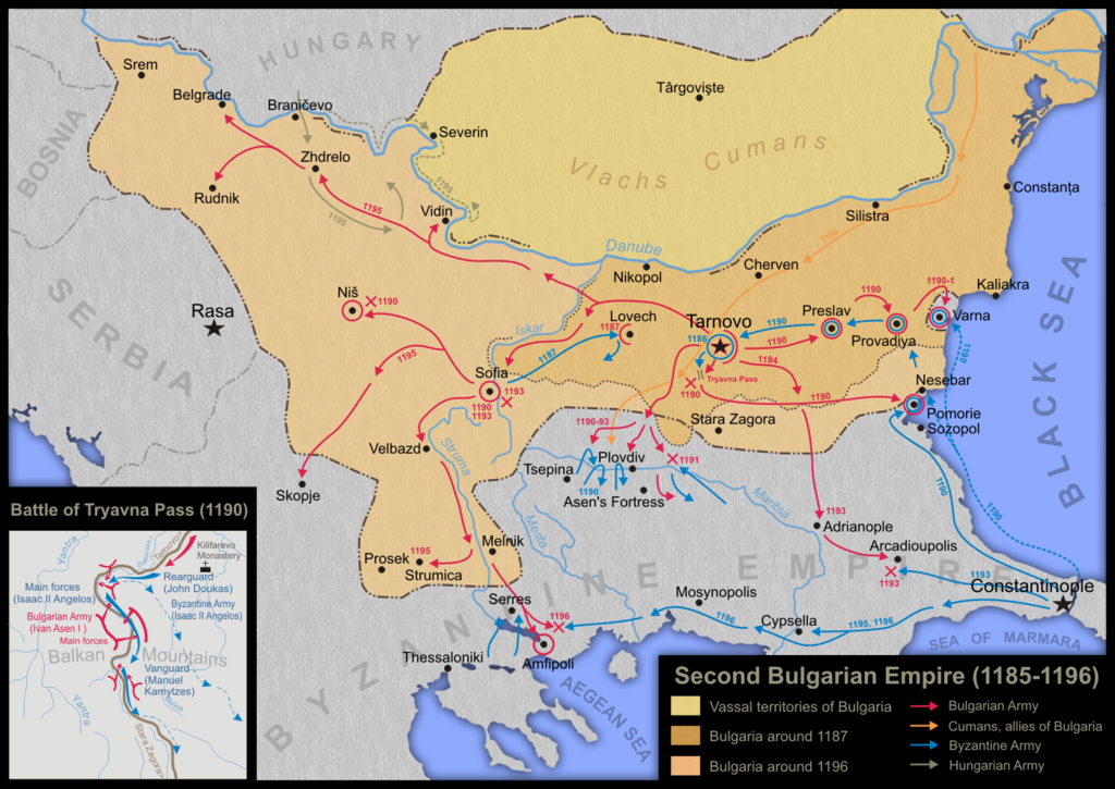 1024px Second Bulgarian Empire 1185 1196