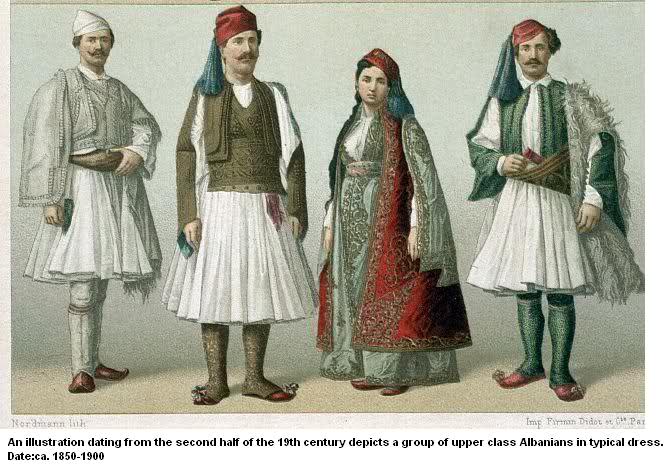 Albanian fustanella 1850 1900