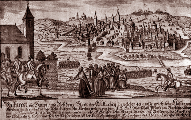 Bucharest 1789 woodcut