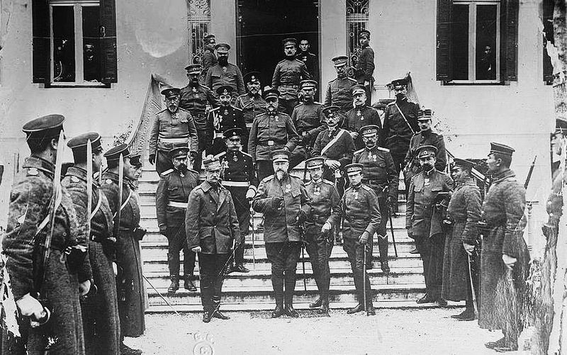 King George I of Greece and Tsar Ferdinand of Bulgaria at Thessaloniki