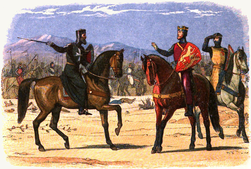 1024px A Chronicle of England Page 194 Richard and the Master of St John