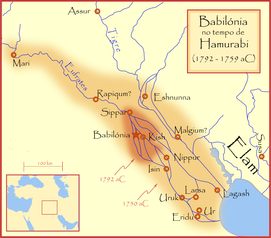 Hammurabis Babylonia PT.svg