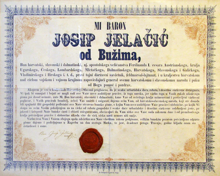 Abolition of serfdom in Croatia