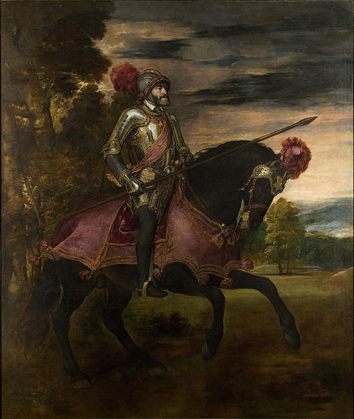 506px Carlos V en Mhlberg by Titian from Prado in Google Earth
