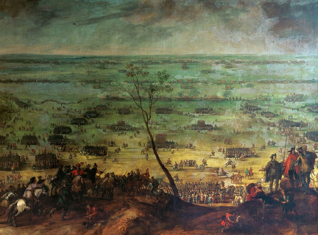Битката при Лютцен - картина на Петер Снайерс Peter Snayers The battle at Ltzen 1632