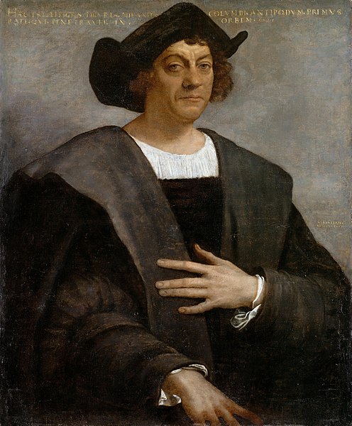 496px Portrait of a Man Said to be Christopher Columbus