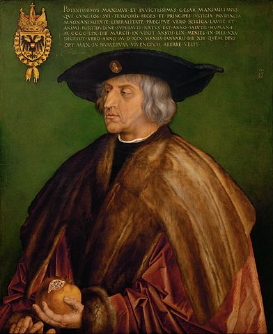 Albrecht Drer Portrait of Maximilian I Google Art Project