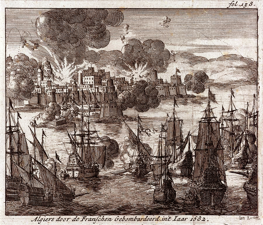 Bombardement d alger par les francais en 1682