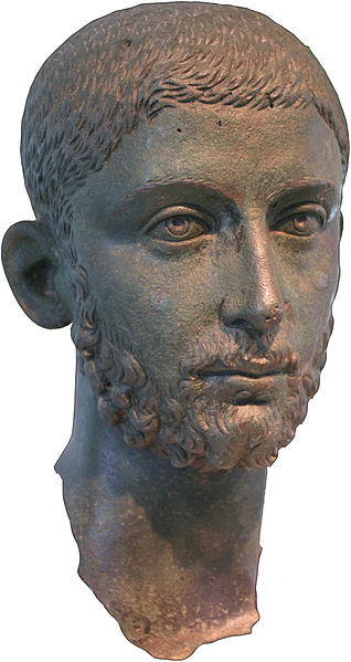 318px Head from a Bronze Statue of the Roman Emperor Alexander Severus