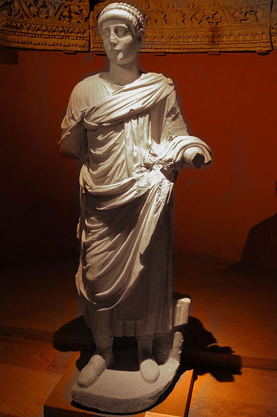 399px Statue of emperor Valentinian II