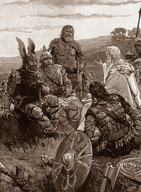 566px Bischof Ulfilas erklrt den Goten das Evangelium