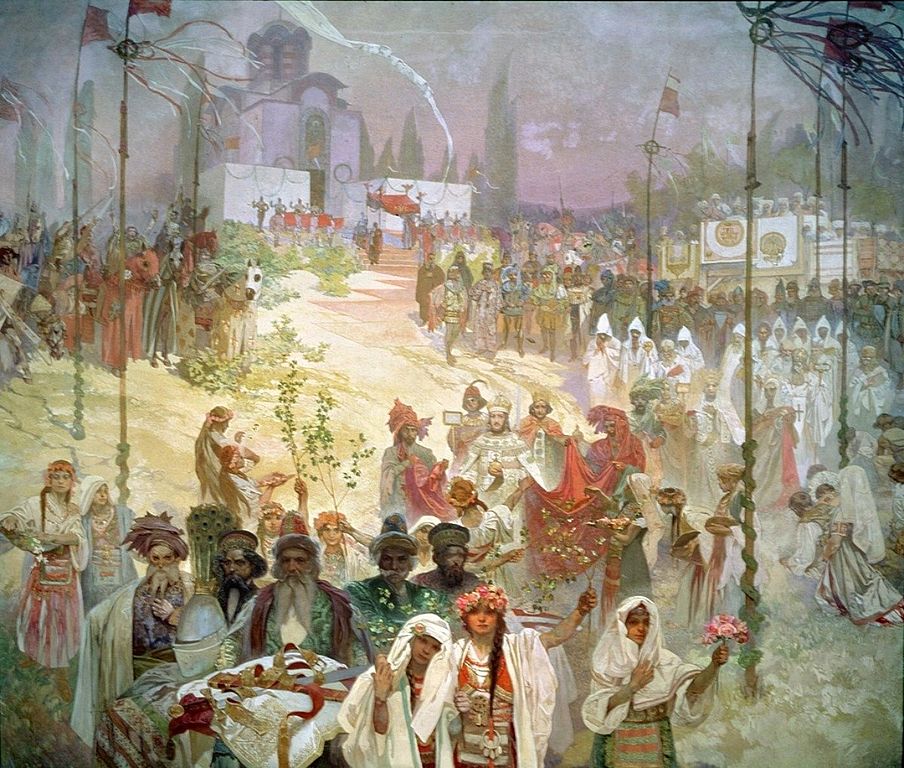 Coronation of Emperor Duan in The Slavonic Epic 1926