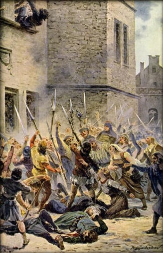 Liebscher Adolf Svren konel s Novomstsk radnice 30. ervence 1419