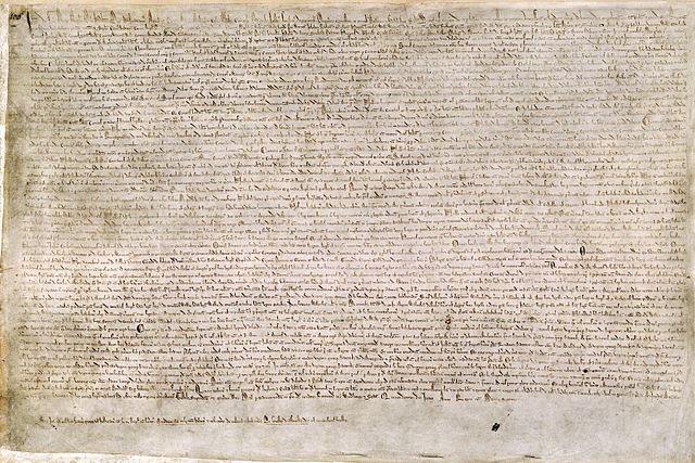 Magna Carta British Library Cotton MS Augustus II106