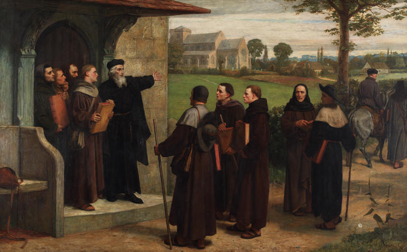 William YEAMES English b1835 d1918 Dawn of the Reformation Suter Art Gallery