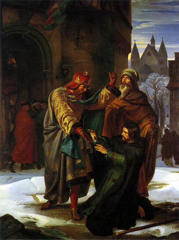 574px Frankfurt Am Main Alfred Rethel Die Versoehnung Ottos des Grossen mit seinem Bruder Heinrich 1840