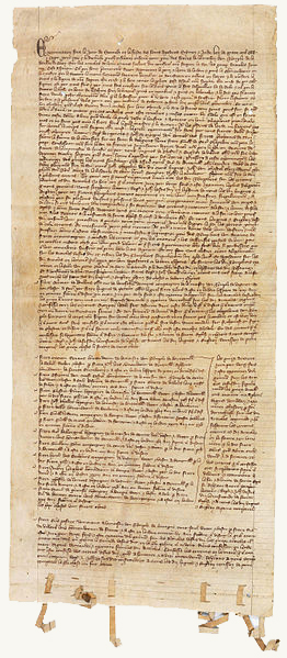 Procs verbal dinterrogatoire de treize templiers du bailliage de Caen 1 Archives Nationales J 413 n 20