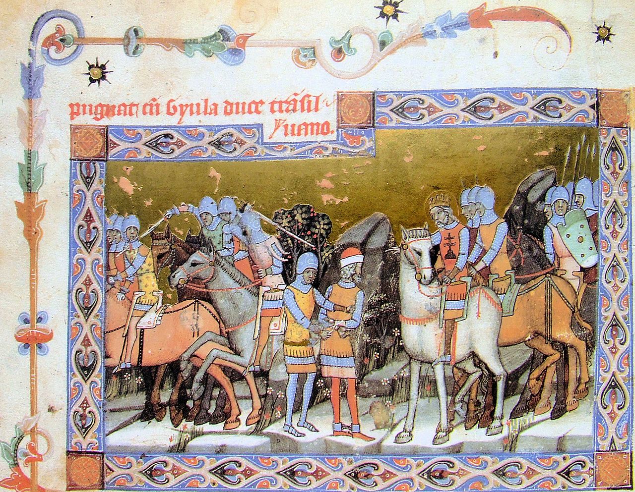Stephen I intercepts Gyula Chronicon Pictum 040