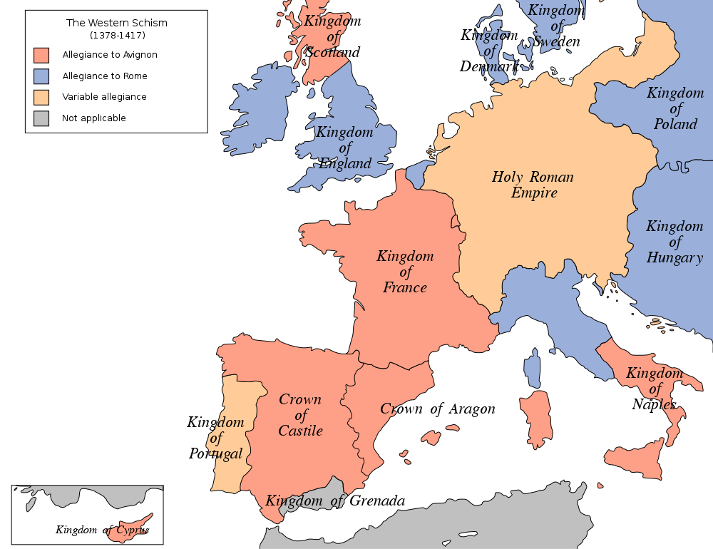 1000px Western schism 1378 1417.svg