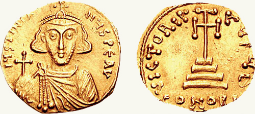 Iustinianus II solidus 691840
