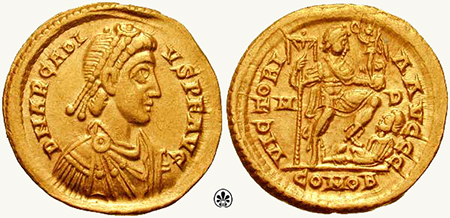 Solidus Arcadius RIC 1205