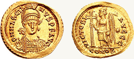 Solidus Marcian RIC 0509