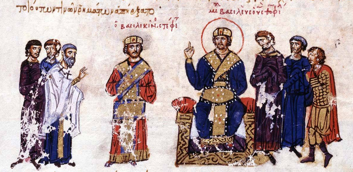 Michael III proclaims Basilikinos as co emperor