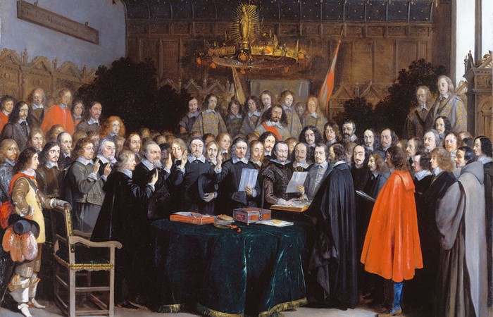 Подписването на Мюнстерския мир (1648)