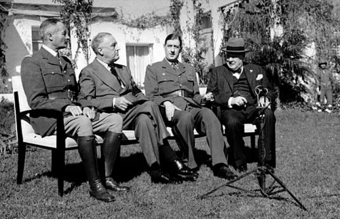 Конференцията в Казабланка, януари 1943 г.