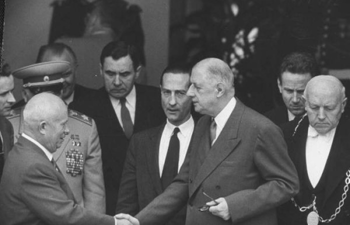 Първа среща на Дьо Гол с Никита Хрушчов, 23 март 1960 г.