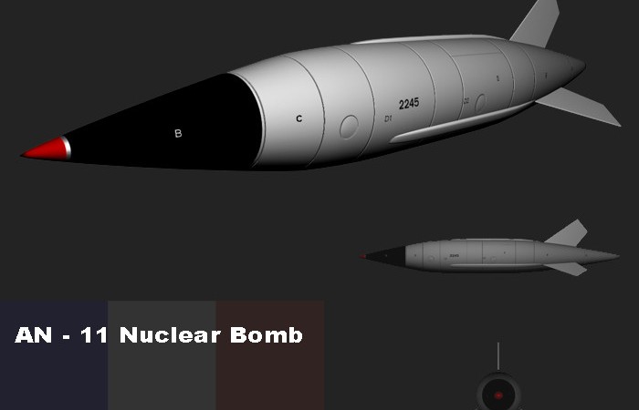 AN-11, първата френска операционна атомна бомба,