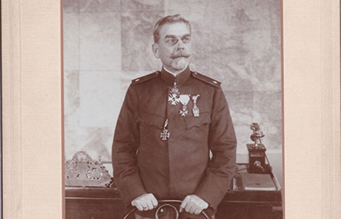 Генерал Жостов като началник-щаб на Действащата армия в Кюстендил 1915 г.