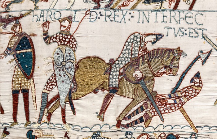 Смъртта на крал Харолд II в битката при Хейстингс (1066) 